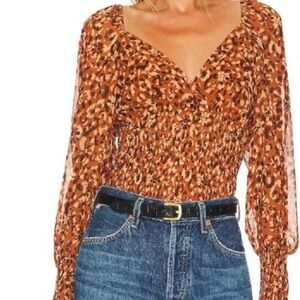 Steve Madden - Women's Brown Patterned Top
